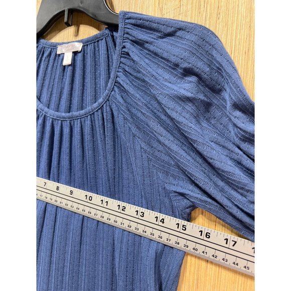 Lauren Conrad - Women's Blue Shirt Round Neckline - Small - Picture 3 of 15